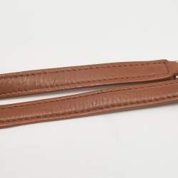 Pre Owned Tory Burch Brown Leather Marion Tote