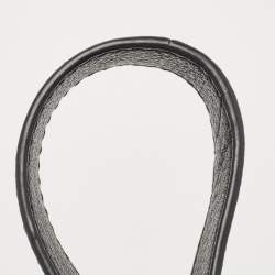 Pre Owned Tory Burch Black Leather Amanda Foldover Crossbody Bag