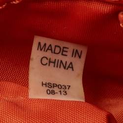 Pre Owned Tory Burch Orange Leather Amanda Crossbody Bag