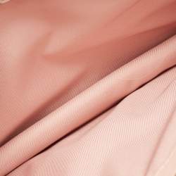 Pre Owned Tory Burch Pink Croc Embossed Leather Mini Juliette Top Handle Bag