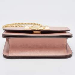 Pre Owned Tory Burch Old Rose Leather Small Eleanor Shoulder Bag