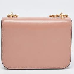 Pre Owned Tory Burch Old Rose Leather Small Eleanor Shoulder Bag