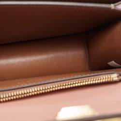 Pre Owned Tory Burch Old Rose Leather Small Eleanor Shoulder Bag