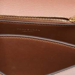 Pre Owned Tory Burch Old Rose Leather Small Eleanor Shoulder Bag