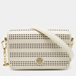 Tory Burch Robinson Perforated Small Dome Satchel : Women's Robinson