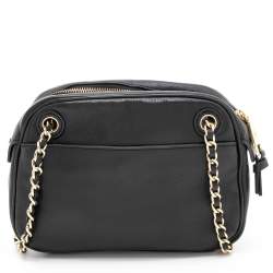 Pre Owned Tory Burch Black Leather Thea Shoulder Bag