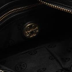 Pre Owned Tory Burch Black Leather Thea Shoulder Bag
