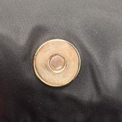 Pre Owned Tory Burch Black Patent Leather and Nylon Large Ella Tote