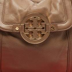 Tory Burch Beige Leather Amanda Hobo