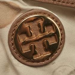 Tory Burch Beige Leather Amanda Hobo