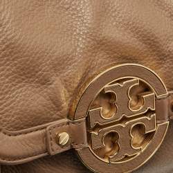 Tory Burch Beige Leather Amanda Hobo