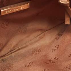 Pre Owned Tory Burch Brown Leather Britten Crossbody Bag