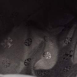 Pre Owned Tory Burch Black Leather Small Britten Slouchy Tote