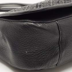 Pre Owned Tory Burch Black Quilted Leather Bryant Shoulder Bag