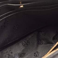 Pre Owned Tory Burch Black Quilted Leather Bryant Shoulder Bag