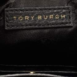 Pre Owned Tory Burch Black Quilted Leather Bryant Shoulder Bag