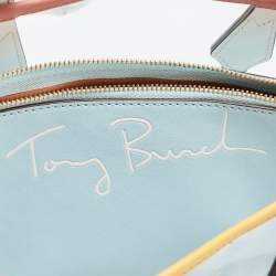 Pre Owned Tory Burch Multicolor PVC and Leather Perry Tote