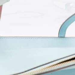 Pre Owned Tory Burch Multicolor PVC and Leather Perry Tote