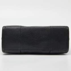 Pre Owned Tory Burch Black Leather McGraw Slouchy Tote