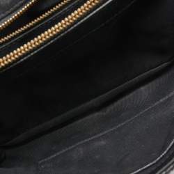 Pre Owned Tory Burch Black Leather Fleming Soft Shoulder Bag