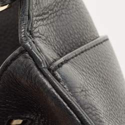 Pre Owned Tory Burch Black Leather Britten Crossbody Bag