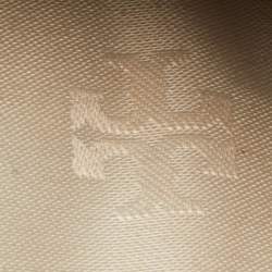 Pre Owned Tory Burch Black Glossy Leather Reva Chain Clutch