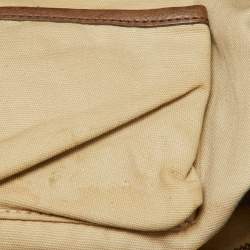 Pre Owned Tory Burch Brown Leather Satchel