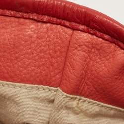 Pre Owned Tory Burch Red Leather Ella Tote