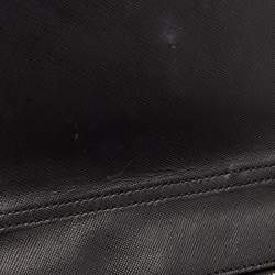 Pre Owned Tory Burch Black Leather Kira Envelope Flap Chain Bag