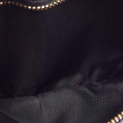 Pre Owned Tory Burch Black Leather Robinson Chain Clutch Bag