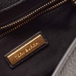 Pre Owned Tory Burch Black Leather Chelsea Crossbody Bag