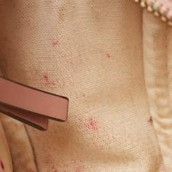 Pre Owned Tory Burch Pink Leather Kira Camera Crossbody Bag