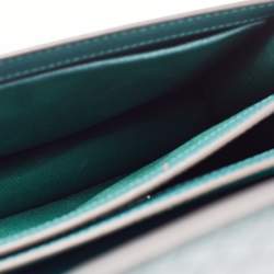 Pre Owned Tory Burch Green Croc Embossed Leather Emerson Crossbody Bag