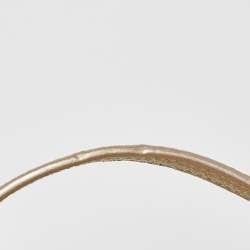 Pre Owned Tory Burch Gold Leather Britten Crossbody Bag