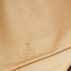 Pre Owned Tory Burch Black Leather Reva Logo Shoulder Bag