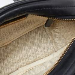 Pre Owned Tory Burch Black Leather Kira Camera Crossbody Bag