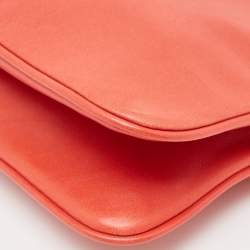 Pre Owned Tory Burch Red Studded Leather Crossbody Bag