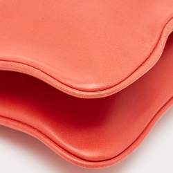 Pre Owned Tory Burch Red Studded Leather Crossbody Bag