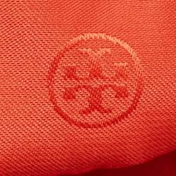 Pre Owned Tory Burch Red Studded Leather Crossbody Bag