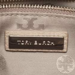 Pre Owned  Tory Burch Grey Leather Tassel Backpack