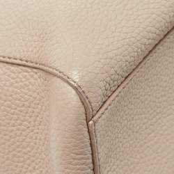 Pre Owned  Tory Burch Grey Leather Tassel Backpack