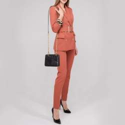 Pre Owned Tory Burch Black Leather Mini Alexa Crossbody Bag