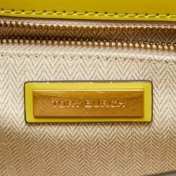 Pre Owned Tory Burch Multicolor Canvas and Leather Britten Shoulder Bag