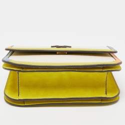 Pre Owned Tory Burch Multicolor Canvas and Leather Britten Shoulder Bag