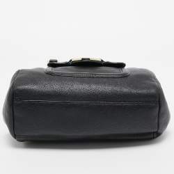 Pre Owned Tory Burch Black Leather Amanda Tote