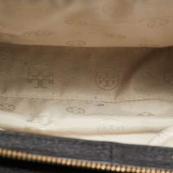 Pre Owned Tory Burch Black Leather Amanda Tote