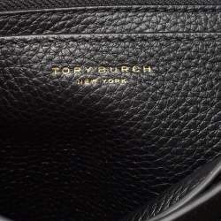 Pre Owned Tory Burch Black Leather Small Britten Satchel