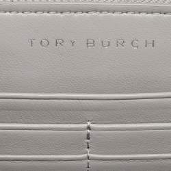 Tory Burch Grey Leather Alexa Continental Wallet