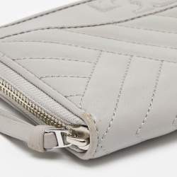 Tory Burch Grey Leather Alexa Continental Wallet