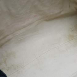 Pre Owned Tory Burch Black Patent Leather and Nylon Large Ella Tote